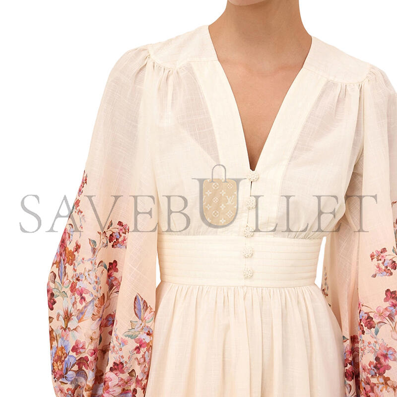 ZIMMERMANN AWAKEN PLUNGE MAXI DRESS 6875DRS261